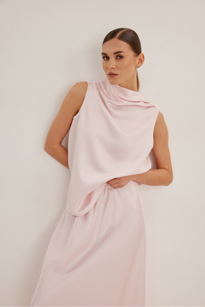 Блуза, юбка DAVA 2240 розовый - фото 7