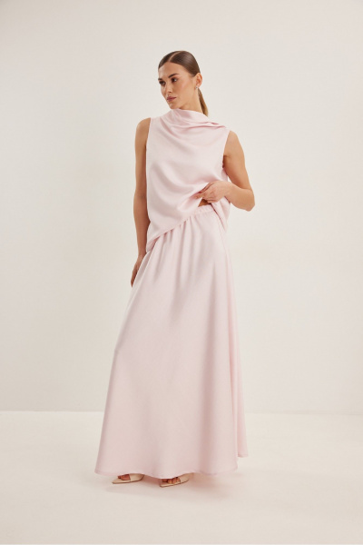 Блуза, юбка DAVA 2240 розовый - фото 2