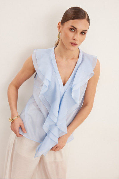 Блуза DAVA 4232 голубой - фото 6