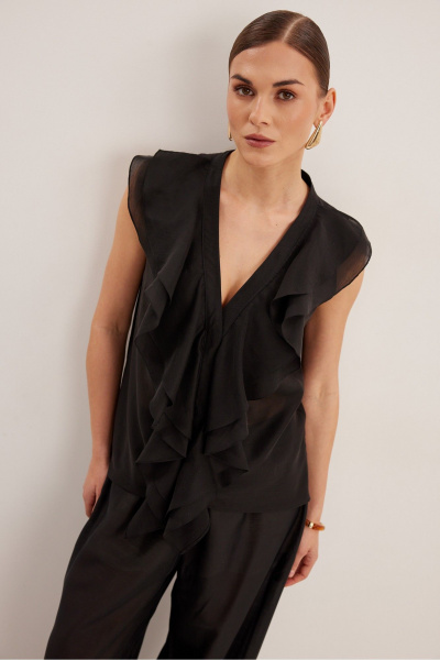 Блуза DAVA 4232 черный - фото 5