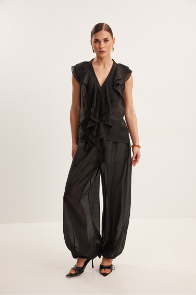 Блуза DAVA 4232 черный - фото 3