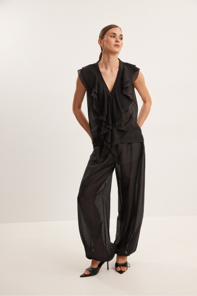 Брюки DAVA 5217 черный - фото 4