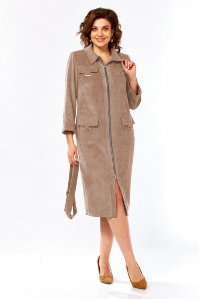 Платье Милора-стиль 1448 песочный - фото 1