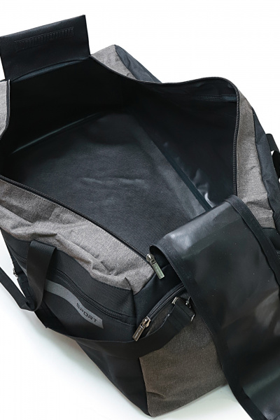 Сумка дорожная Galanteya 40022.25с395к45 черный/серкор - фото 5