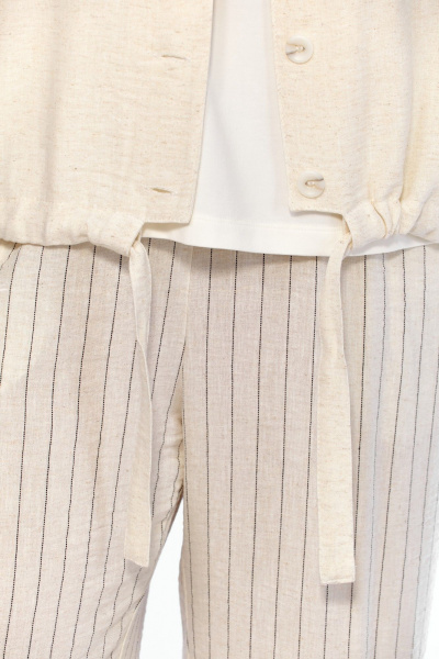 Брюки, кардиган, майка Диомант 2166 молоко - фото 6