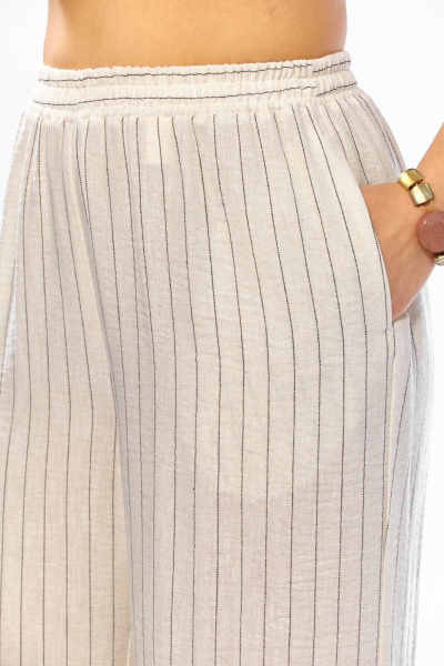 Брюки, кардиган, майка Диомант 2166 молоко - фото 3