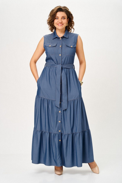Платье Svetlana-Style 2334 синий - фото 2