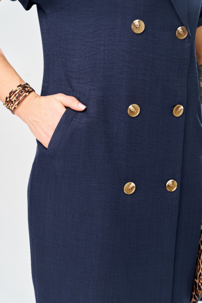 Платье Твой имидж 2364 темно-синий - фото 6