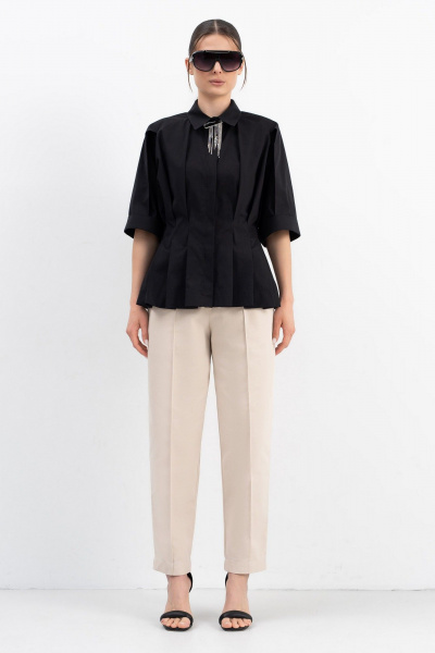 Рубашка Luna 278 чёрный - фото 7