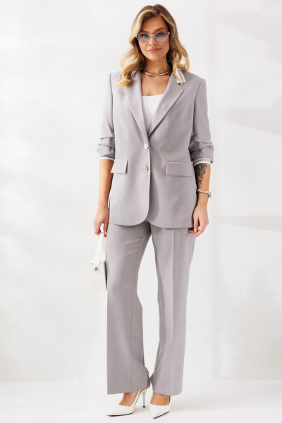 Брюки, жакет Mubliz 242 серый - фото 32
