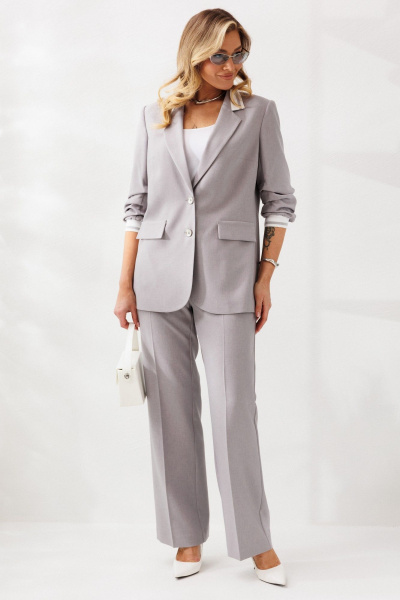 Брюки, жакет Mubliz 242 серый - фото 28