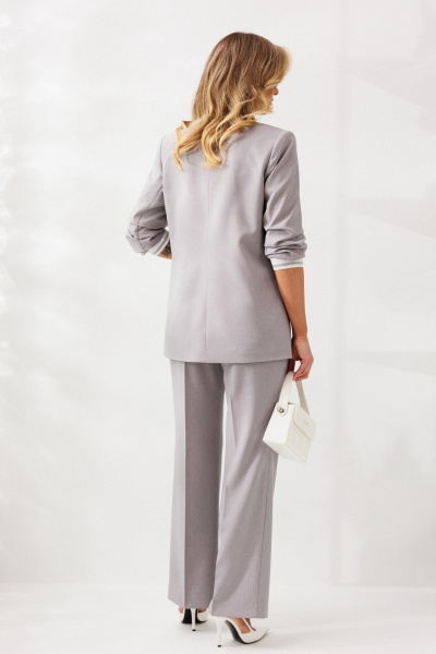 Брюки, жакет Mubliz 242 серый - фото 13