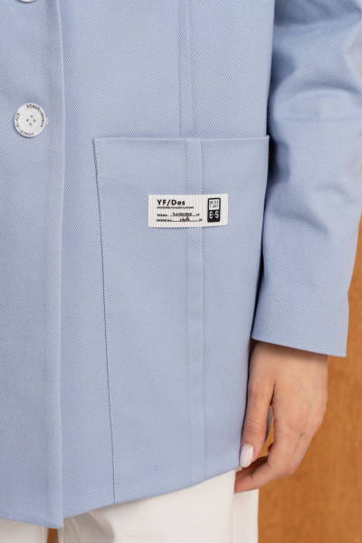 Жакет Luna 284 голубой - фото 10