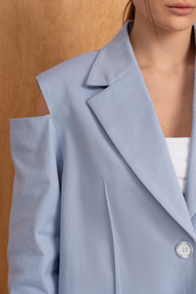 Жакет Luna 284 голубой - фото 9