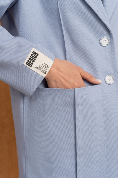 Жакет Luna 284 голубой - фото 8