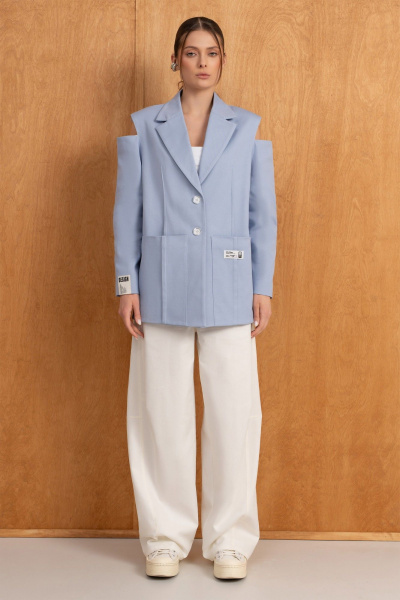 Жакет Luna 284 голубой - фото 1