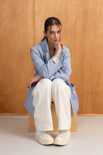 Жакет Luna 284 голубой - фото 2