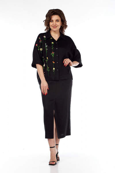 Блуза, юбка Jurimex 3499 черный - фото 1