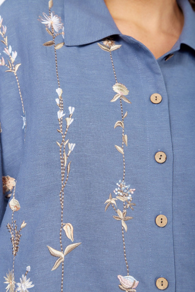 Блуза, юбка Jurimex 3499-2 голубой - фото 7