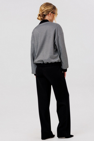 Джемпер Faufilure С589 серый - фото 4