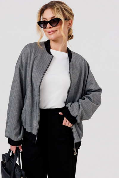 Джемпер Faufilure С589 серый - фото 3