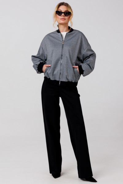 Джемпер Faufilure С589 серый - фото 1