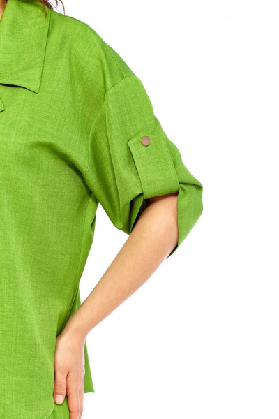 Брюки, жакет Ольга Стиль С-1013 яблоко - фото 7