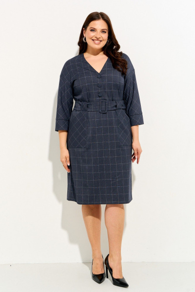 Платье IVA 1835 серый - фото 3