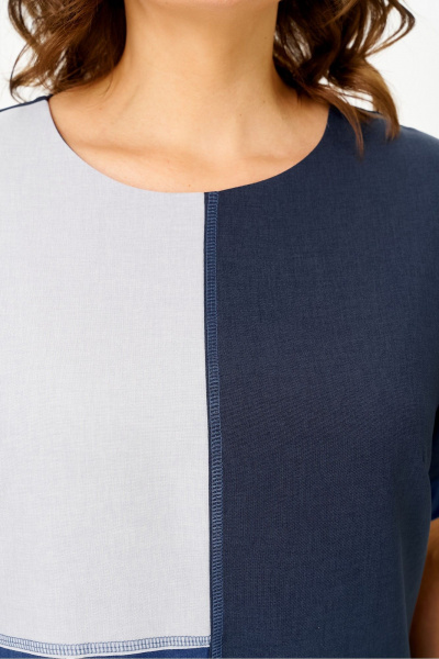 Платье DaLi 7077 геометрия - фото 4