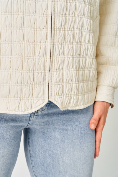 Куртка DaLi 7071 молочная - фото 6