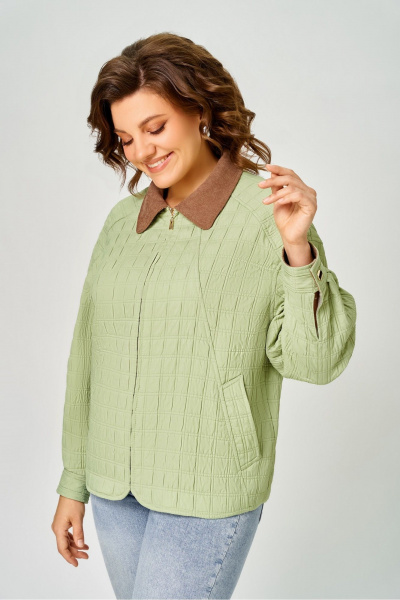 Куртка DaLi 7071 олива - фото 2