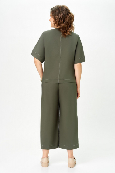 Блуза, брюки DaLi 7082.2 хаки - фото 4