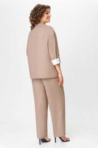 Блуза, брюки DaLi 7028.2 капучино - фото 5