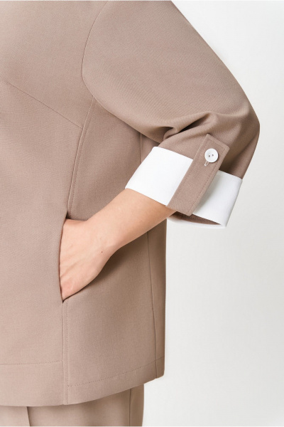 Блуза, брюки DaLi 7028.2 капучино - фото 4