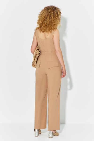 Комбинезон Euromoda 603 бежевый - фото 3