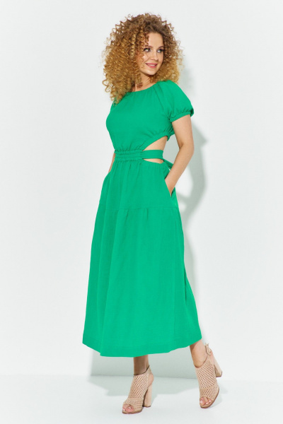 Платье Euromoda 609 зеленый - фото 1
