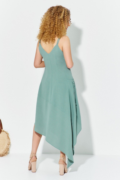 Платье Euromoda 612 бирюзовый - фото 6