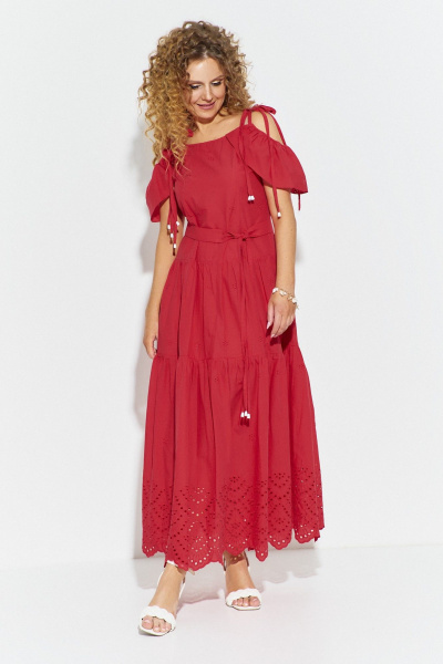 Сарафан Euromoda 705 красный - фото 2