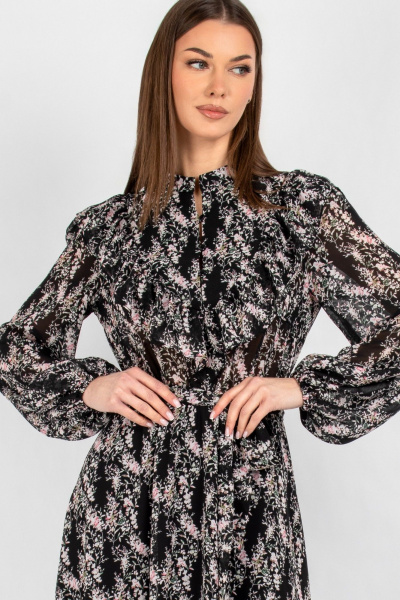 Платье VIZAVI 833 цветы - фото 4