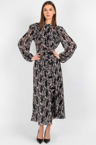 Платье VIZAVI 833 цветы - фото 1