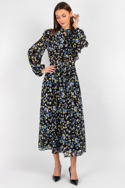 Платье VIZAVI 833.1 цветы - фото 11