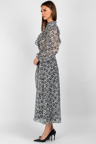 Платье VIZAVI 833 черно-белый - фото 11