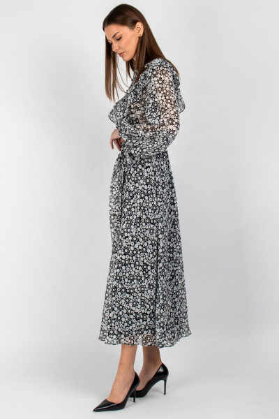 Платье VIZAVI 833 черно-белый - фото 10