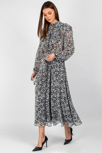 Платье VIZAVI 833 черно-белый - фото 7