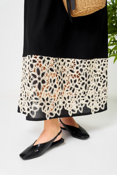 Платье AVA fashion М-192 черный - фото 7