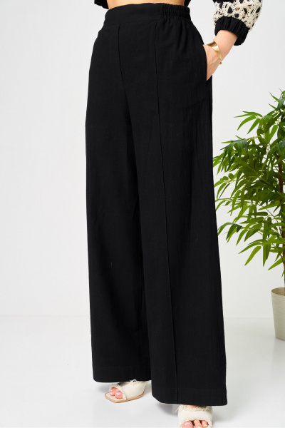 Брюки, рубашка AVA fashion М-195 черный - фото 10