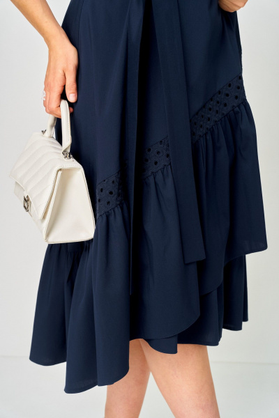 Платье EVA GRANT 7297 синий - фото 6