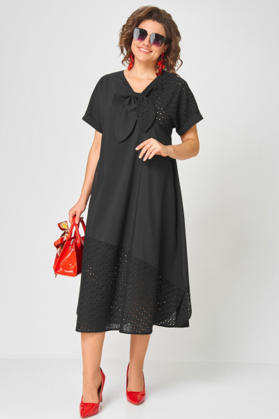 Платье EVA GRANT 7293 чёрный - фото 15