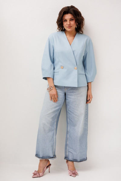 Жакет Anelli 1842 голубка - фото 7