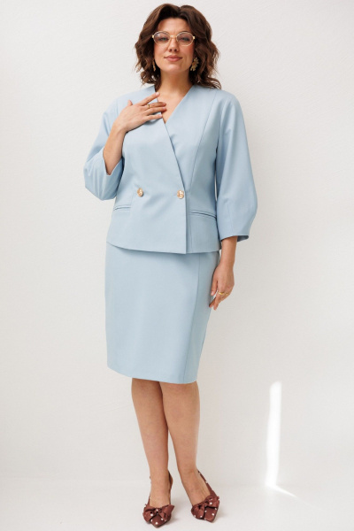 Юбка Anelli 1843 голубка - фото 3